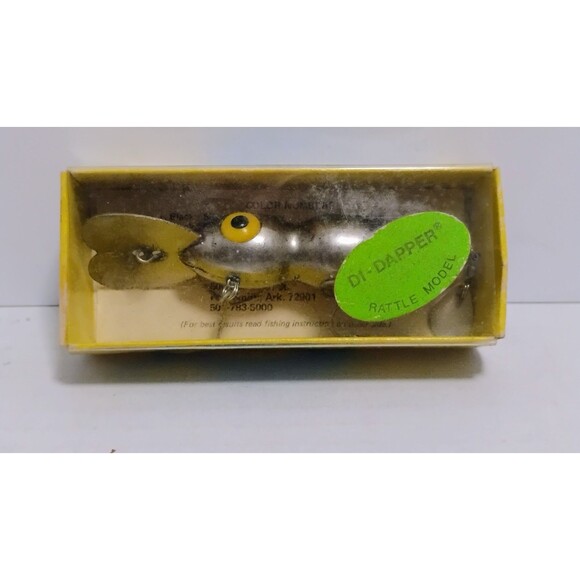 VINTAGE RABBLE ROUSER FISHING LURE DI-DAPPER RATTLE MODEL NEW OLD STOCK USA MADE - Picture 1 of 5